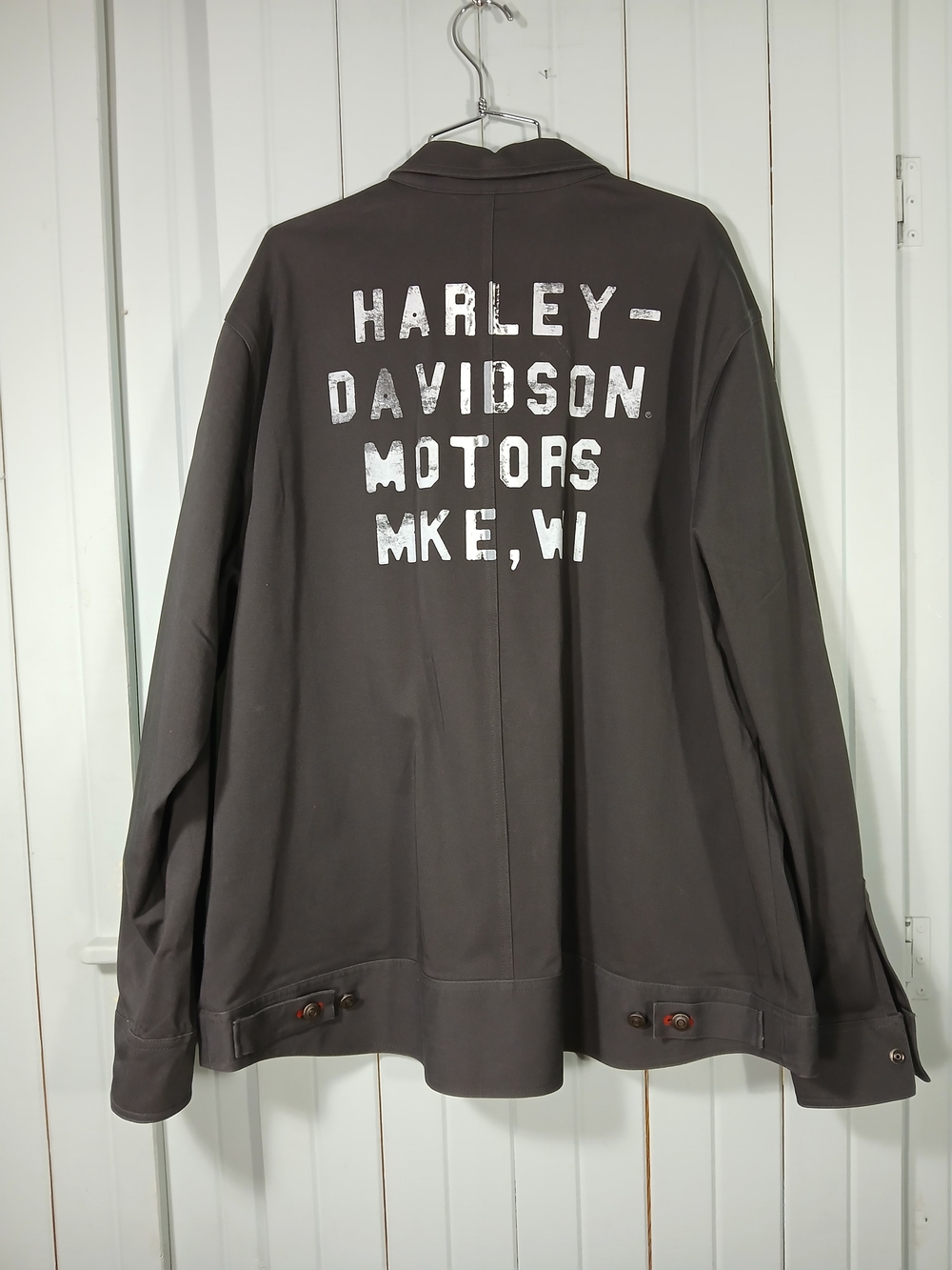 Men's Slim Gray Utility Jacket Harley-Davidson - Picture 2 of 11
